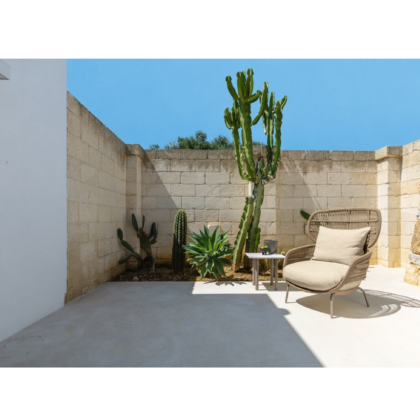 Outdoor Nautical Rope Bergere Chair | Talenti Panama | Italianfurniture.com