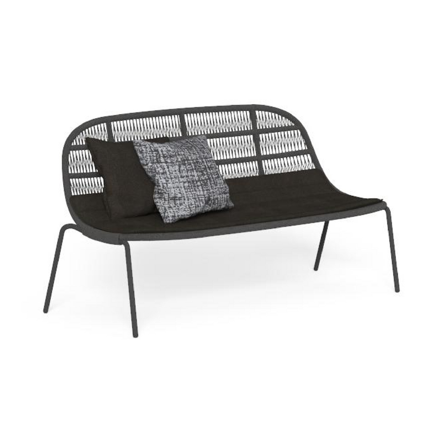 Outdoor Nautical Rope Loveseat | Talenti Panama | Italianfurniture.com