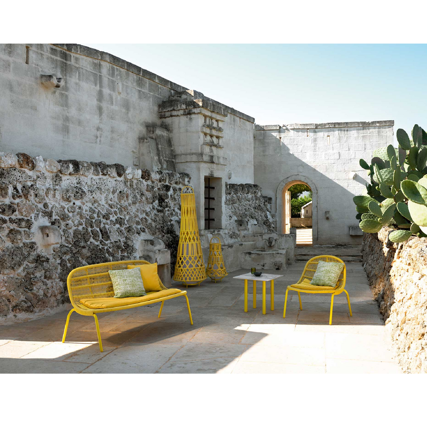 Outdoor Nautical Rope Loveseat | Talenti Panama | Italianfurniture.com