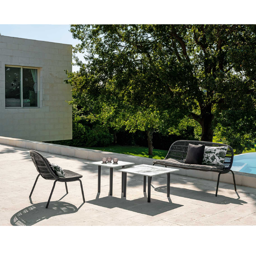 Outdoor Nautical Rope Loveseat | Talenti Panama | Italianfurniture.com