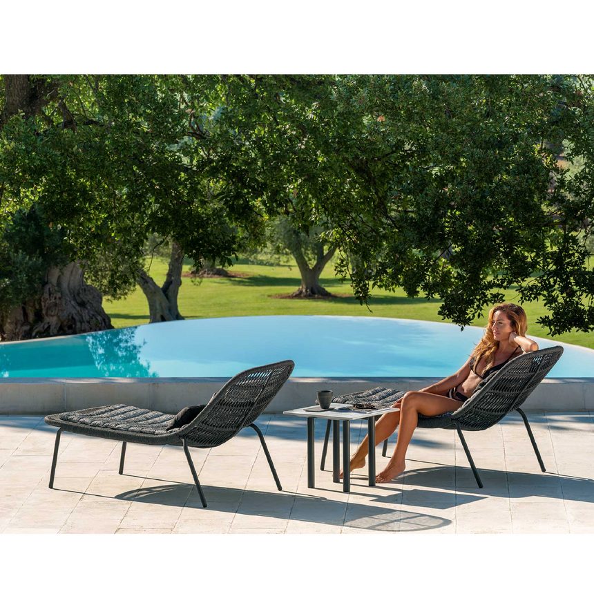 Nautical Rope Sun Lounger | Talenti Panama | Italianfurniture.com
