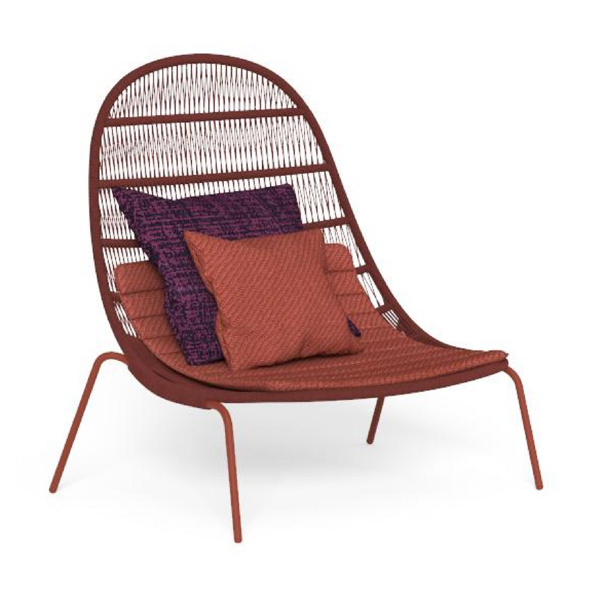 Outdoor Nautical Rope Lounge Chair | Talenti Panama | Italianfurniture.com