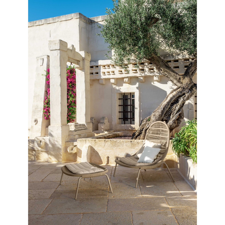 Outdoor Nautical Rope Lounge Chair | Talenti Panama | Italianfurniture.com