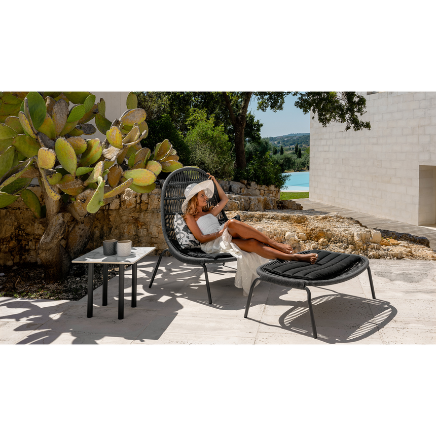 Outdoor Nautical Rope Lounge Chair | Talenti Panama | Italianfurniture.com