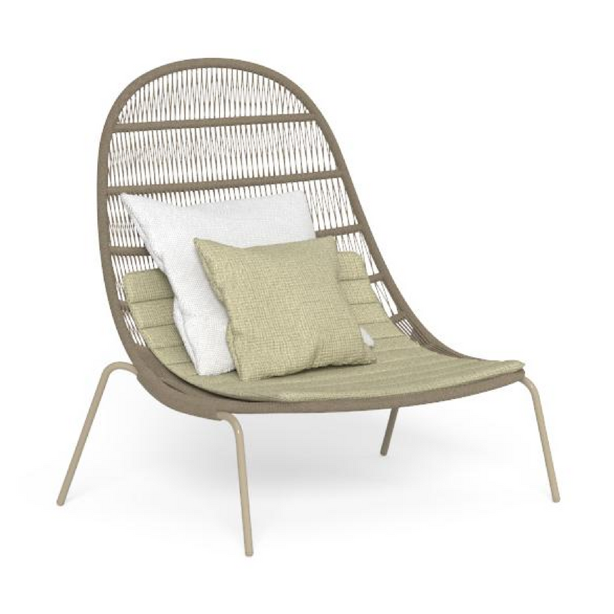 Outdoor Nautical Rope Lounge Chair | Talenti Panama | Italianfurniture.com