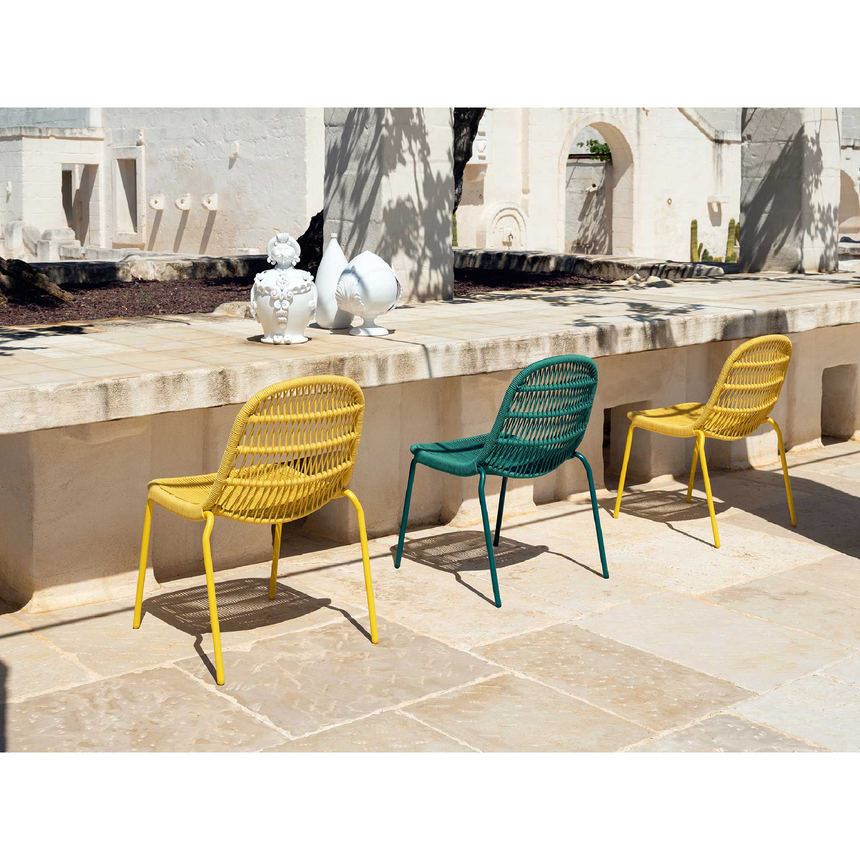 Outdoor Nautical Rope Dining Chair | Talenti Panama | Italianfurniture.com