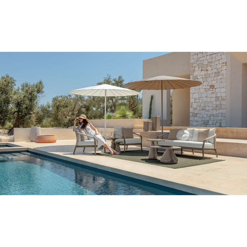 Classic Round Parasol | Talenti Ermes | Italianfurniture.com