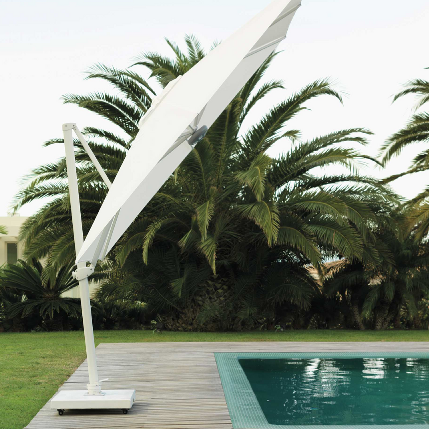 Aluminum Framed Square Parasol | Talenti Mars | Italianfurniture.com