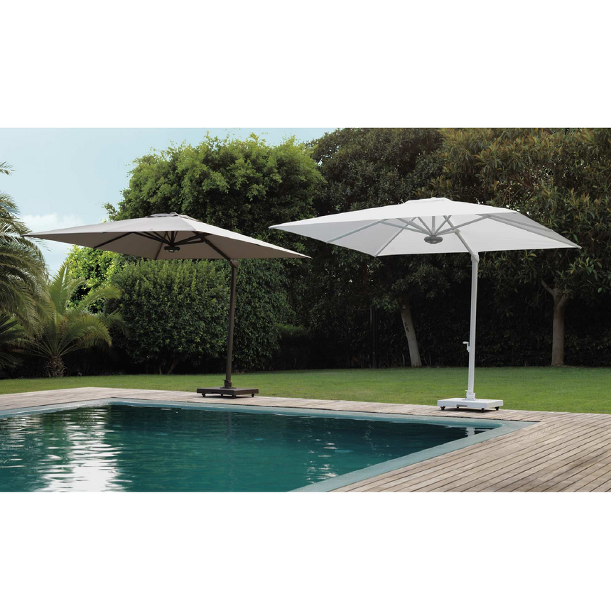 Aluminum Framed Square Parasol | Talenti Mars | Italianfurniture.com