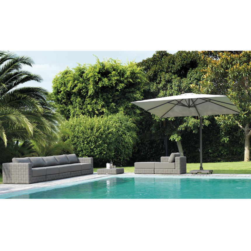 Aluminum Framed Square Parasol | Talenti Mars | Italianfurniture.com