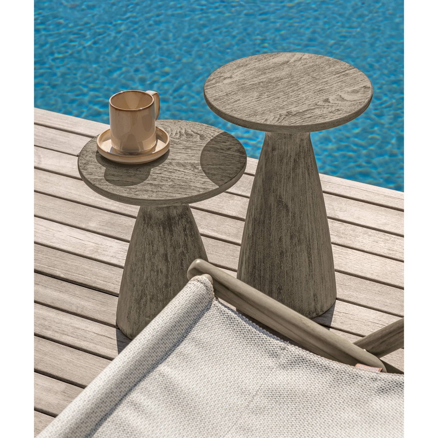 Teak Conical Coffee Table | Talenti Parker | Italianfurniture.com