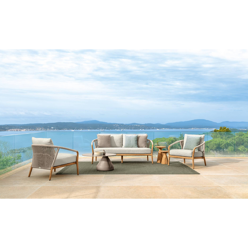 Teak Conical Coffee Table | Talenti Parker | Italianfurniture.com