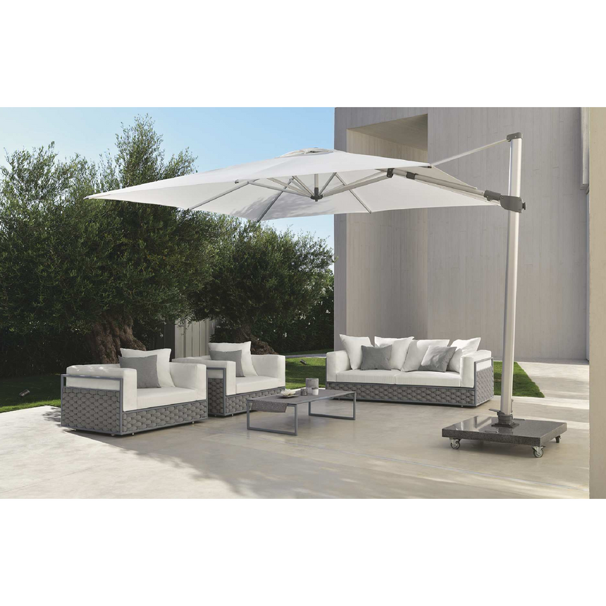 Square Adjustable Parasol | Talenti Venus | Italianfurniture.com