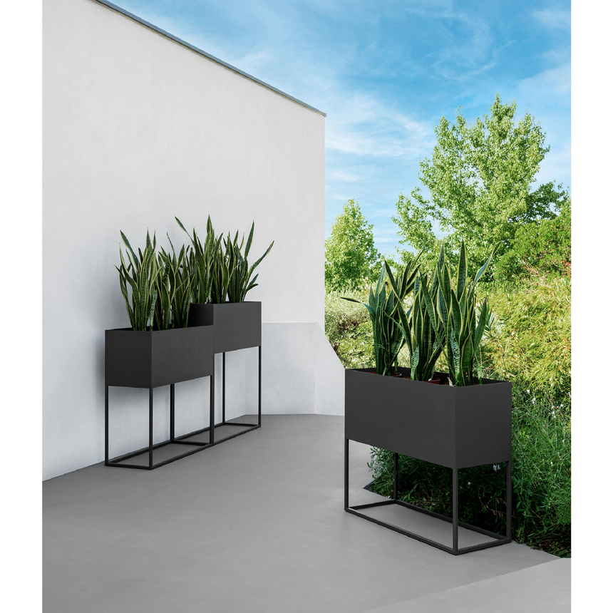 Rectangular Steel Outdoor Planter | Talenti Path