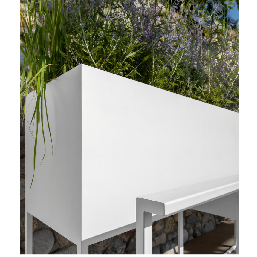 Outdoor Planter With Handrail | Talenti Path