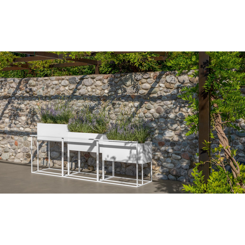 Outdoor Planter With Handrail | Talenti Path