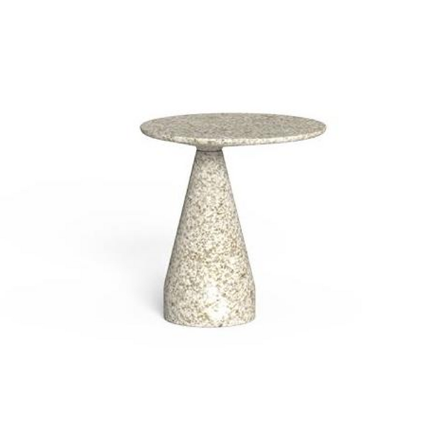 Cement Round Outdoor Coffee Table | Talenti Plaza | Italianfurniture.com