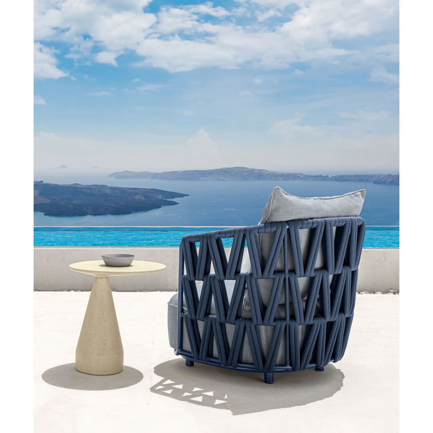 Cement Round Outdoor Coffee Table | Talenti Plaza | Italianfurniture.com