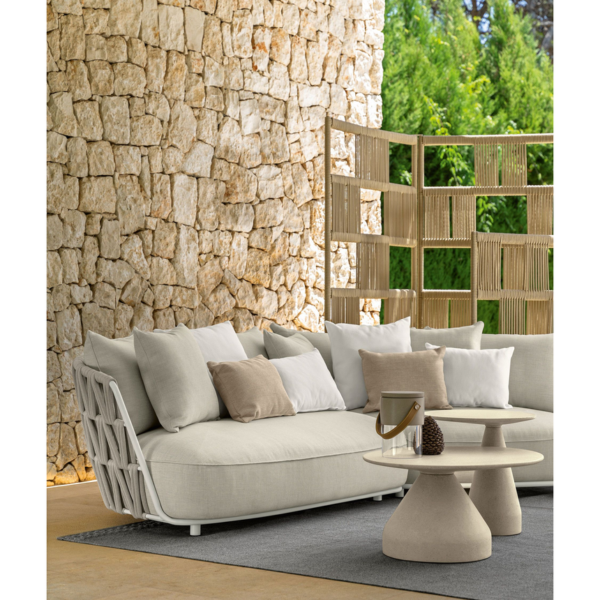 Cement Round Outdoor Coffee Table | Talenti Plaza | Italianfurniture.com