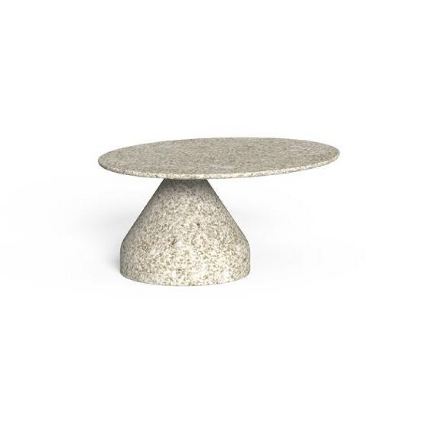 Cement Round Outdoor Coffee Table | Talenti Plaza | Italianfurniture.com