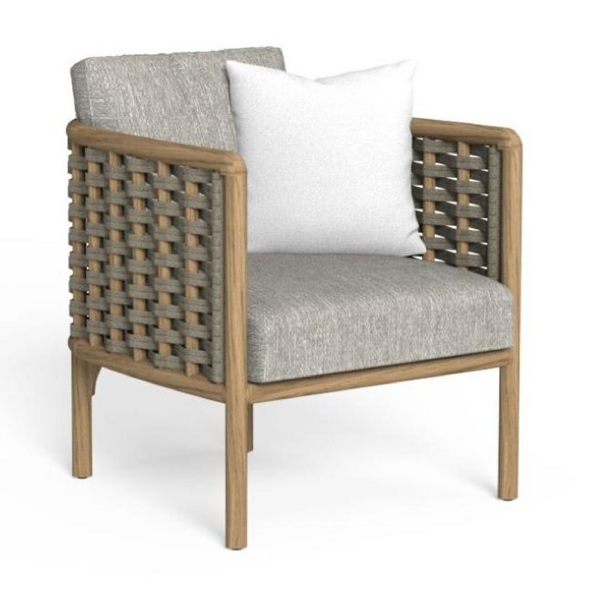 Gray Rope Outdoor Armchair | Talenti Prichi | Italianfurniture.com