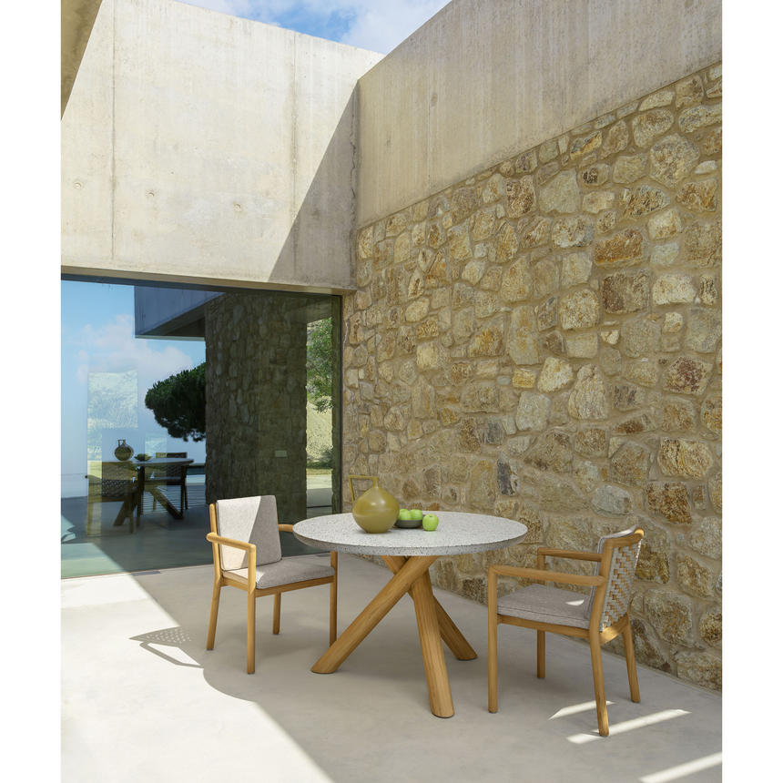 Gray Rope Outdoor Armchair | Talenti Prichi | Italianfurniture.com