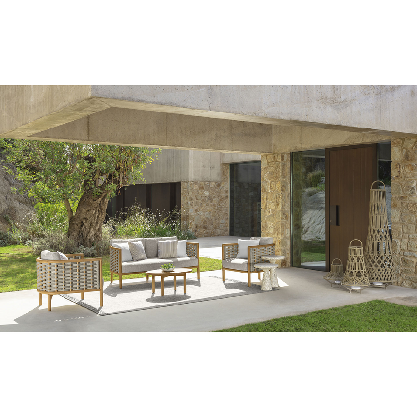 Gray Rope Outdoor Armchair | Talenti Prichi | Italianfurniture.com