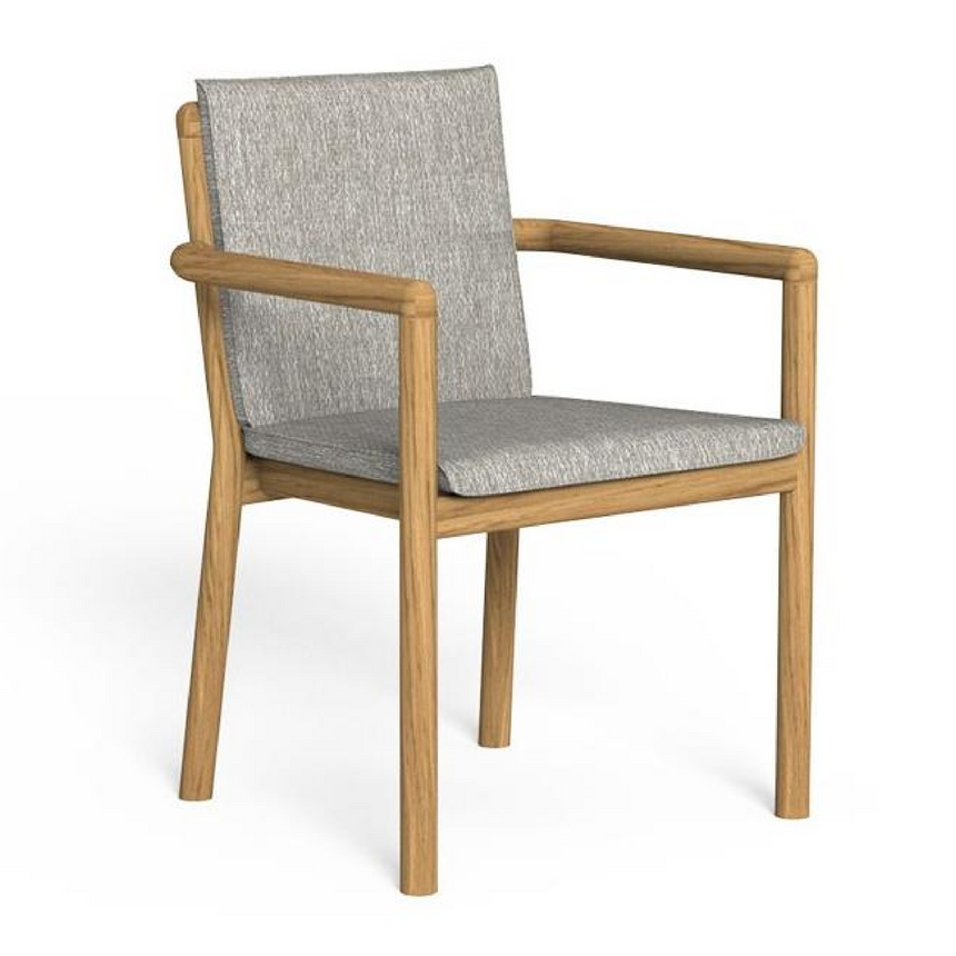 Gray Rope Outdoor Dining Armchair | Talenti Prichi | Italianfurniture.com