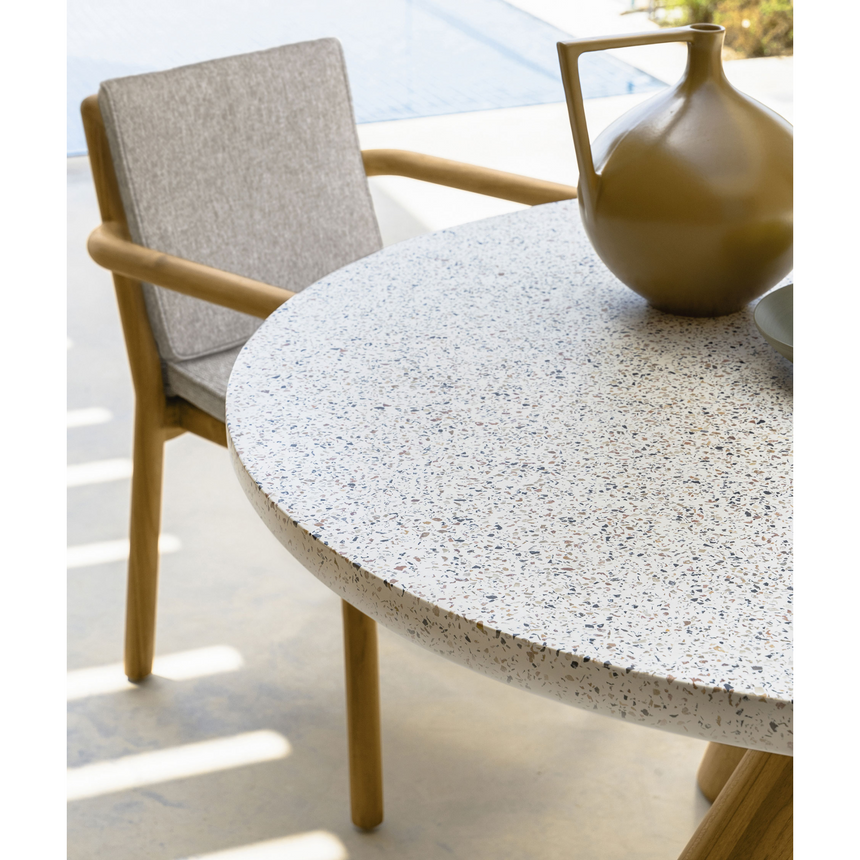 Gray Rope Outdoor Dining Armchair | Talenti Prichi | Italianfurniture.com