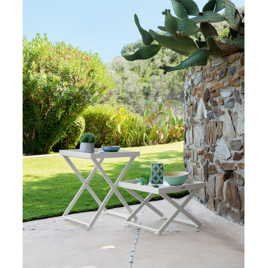 Aluminum Outdoor Serving Table | Talenti Accessories Ray | Italianfurniture.com