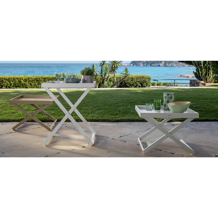 Aluminum Outdoor Serving Table | Talenti Accessories Ray | Italianfurniture.com