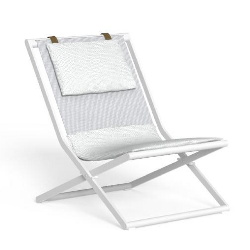 Crisscross Base Deck chair | Talenti Riviera | Italianfurniture.com