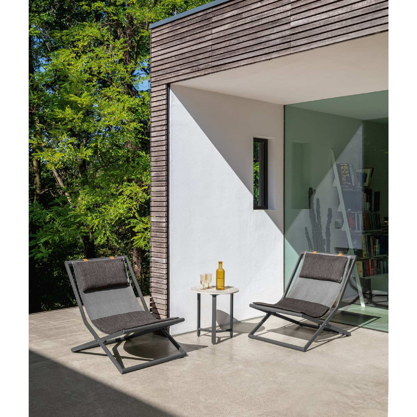 Crisscross Base Deck chair | Talenti Riviera | Italianfurniture.com