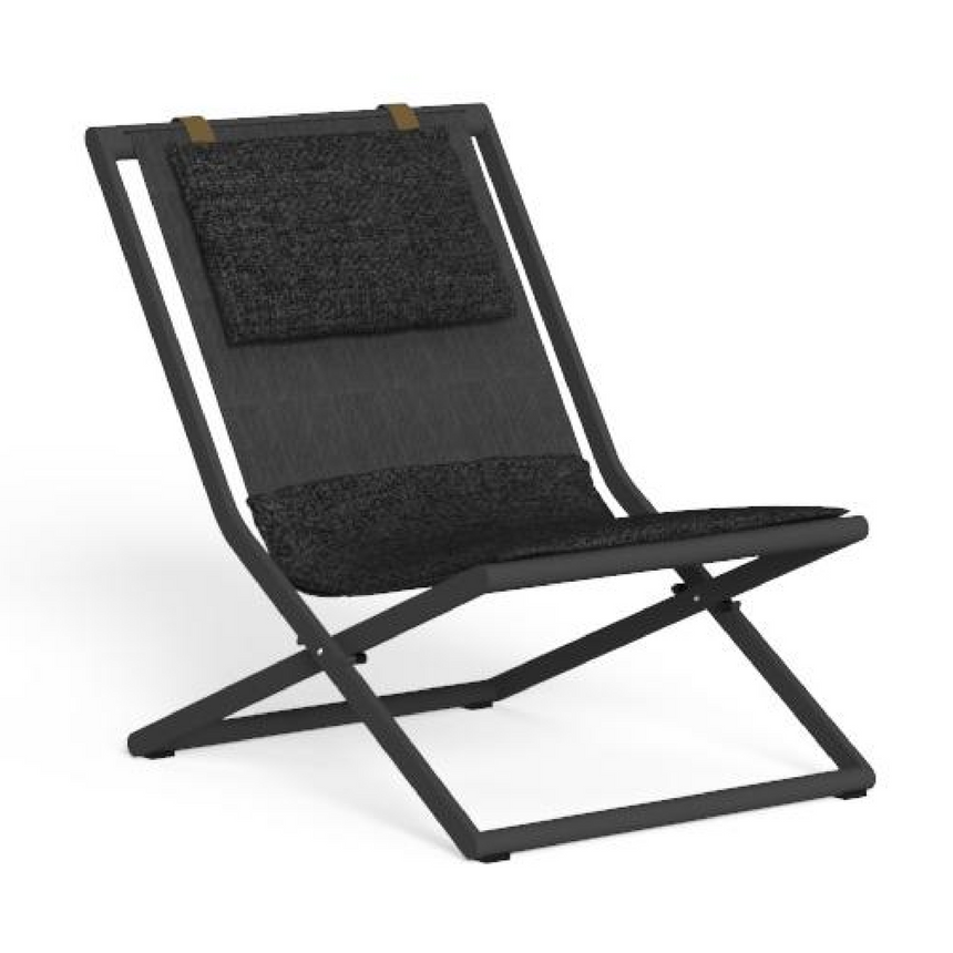 Crisscross Base Deck chair | Talenti Riviera | Italianfurniture.com