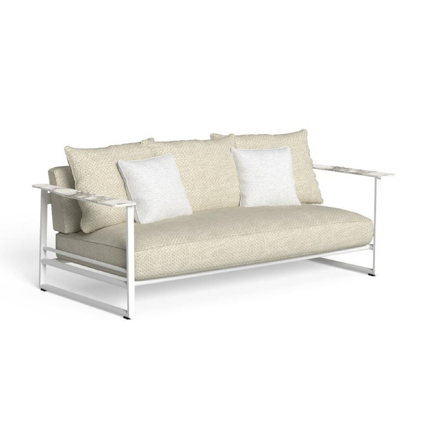 Marble Armed Outdoor 2-Seater Sofa | Talenti Riviera | Italianfurniture.com