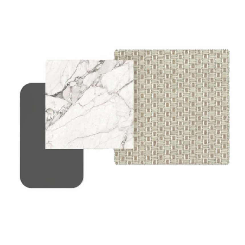 Marble Armed Outdoor 2-Seater Sofa | Talenti Riviera | Italianfurniture.com