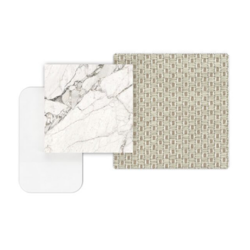 Marble Armed Outdoor 2-Seater Sofa | Talenti Riviera | Italianfurniture.com