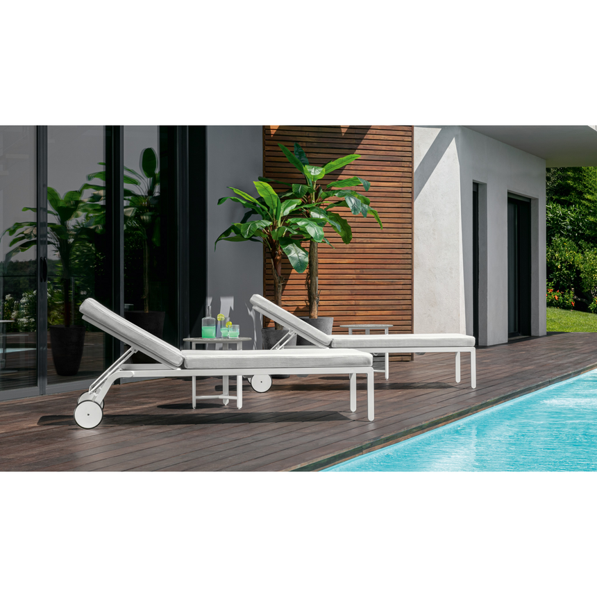 Wheeled Back Sun Lounger | Talenti Riviera | Italianfurniture.com