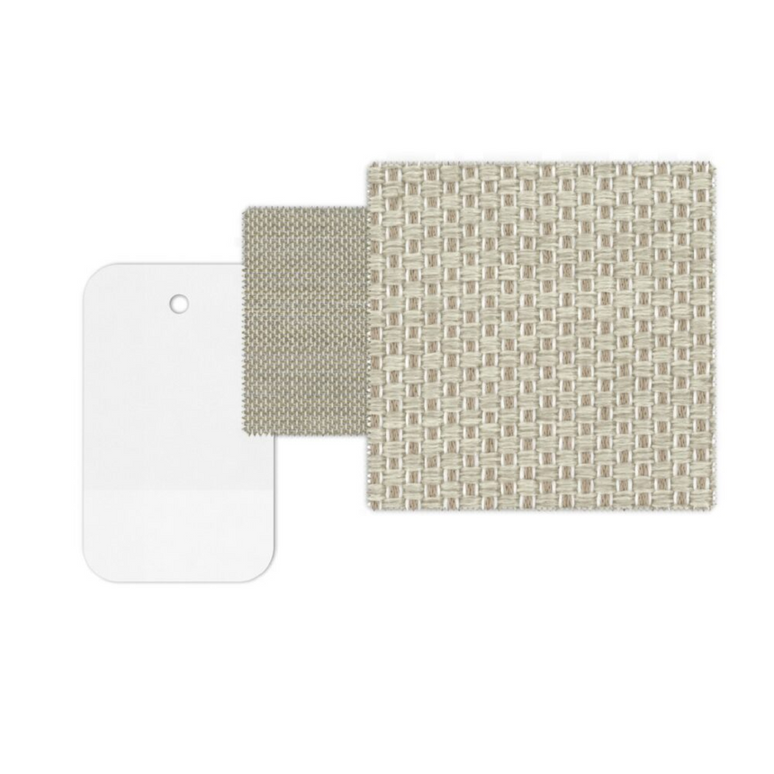 Crisscross Base Outdoor Ottoman | Talenti Riviera | Italianfurniture.com