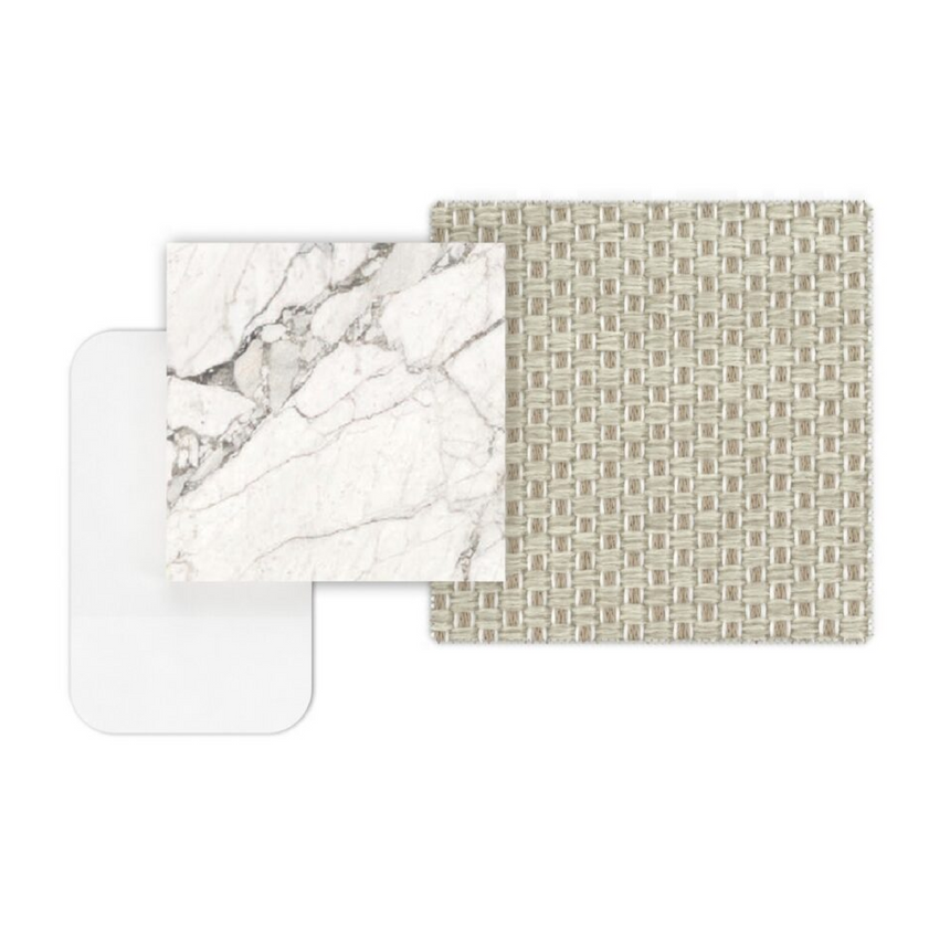 Marble Armed Outdoor Armchair | Talenti Riviera | Italianfurniture.com