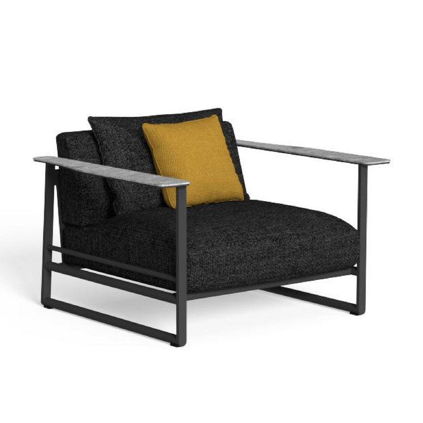 Marble Armed Outdoor Armchair | Talenti Riviera | Italianfurniture.com