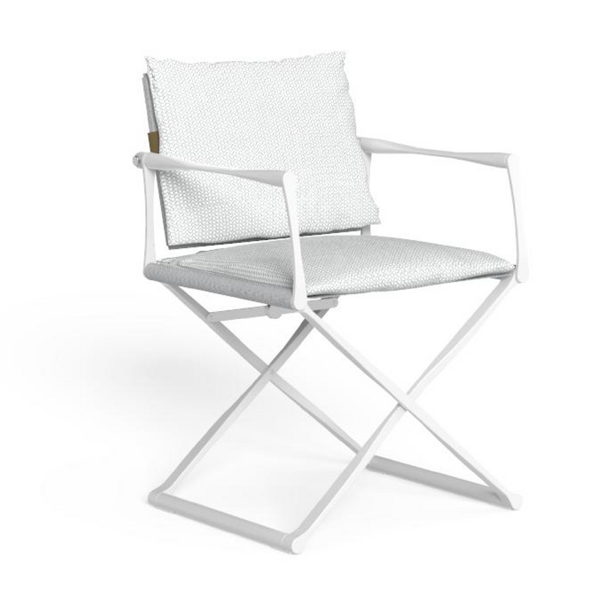 Criscross Outdoor Director Chair | Talenti Riviera | Italianfurniture.com