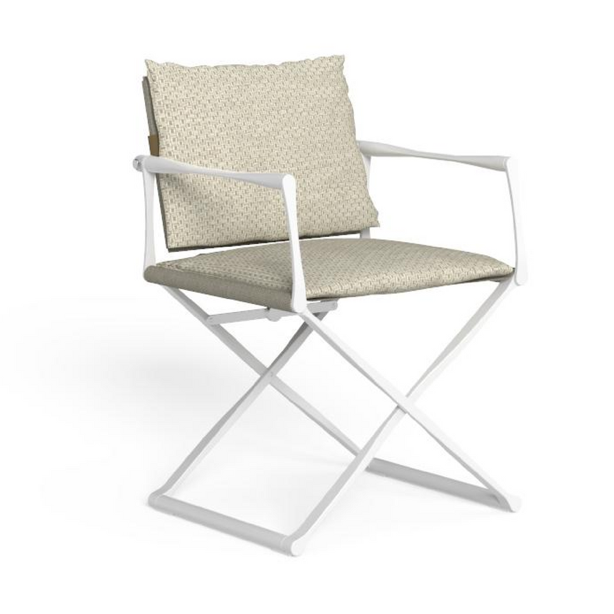 Criscross Outdoor Director Chair | Talenti Riviera | Italianfurniture.com
