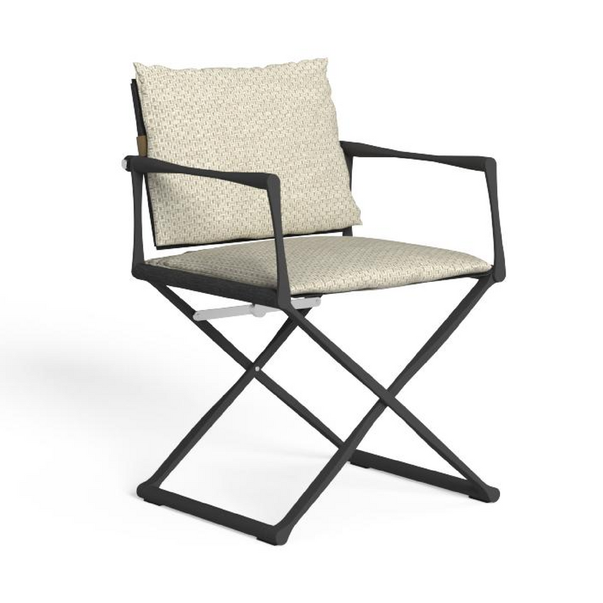 Criscross Outdoor Director Chair | Talenti Riviera | Italianfurniture.com