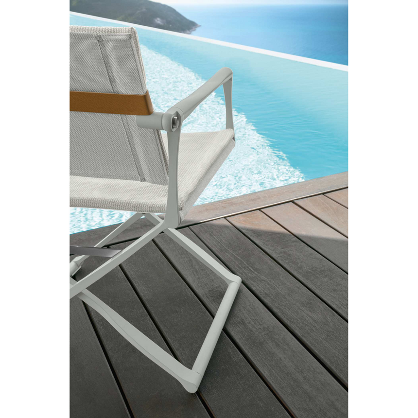 Criscross Outdoor Director Chair | Talenti Riviera | Italianfurniture.com