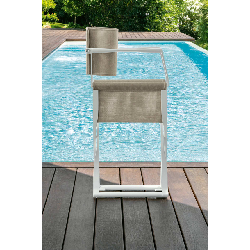 Criscross Outdoor Director Chair | Talenti Riviera | Italianfurniture.com