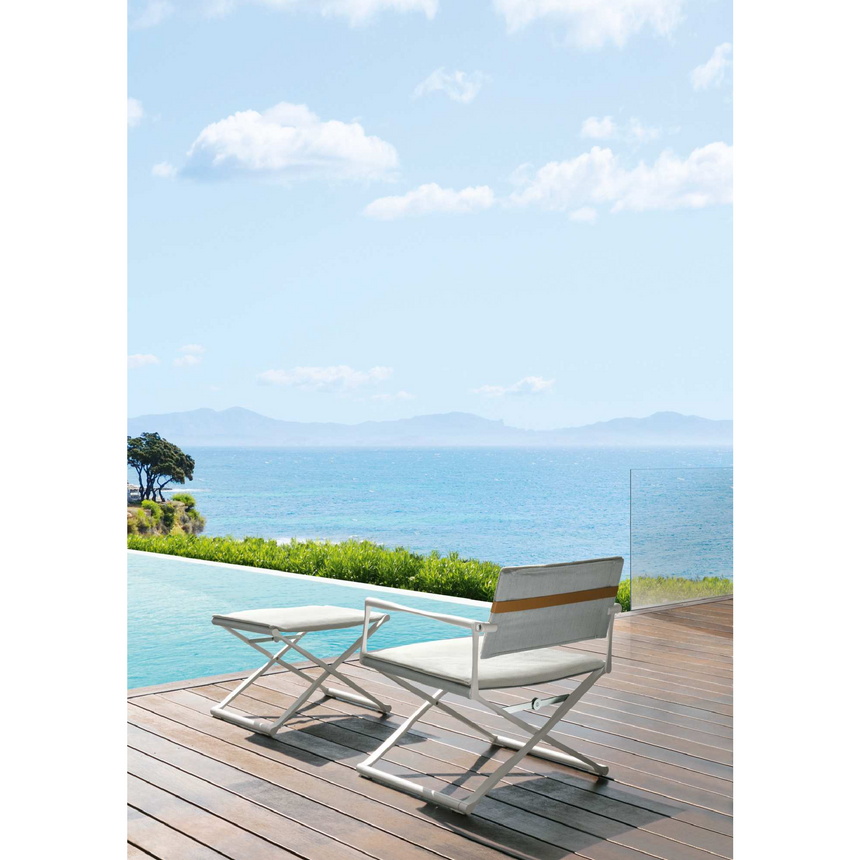 Criscross Outdoor Director Chair | Talenti Riviera | Italianfurniture.com