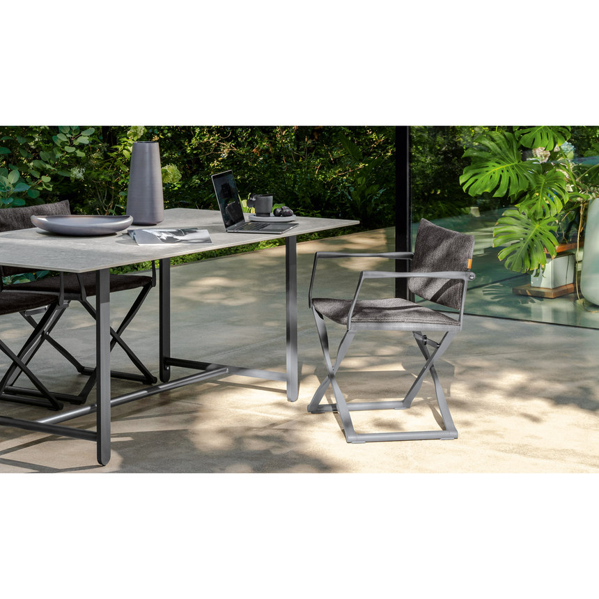 Criscross Outdoor Director Chair | Talenti Riviera | Italianfurniture.com