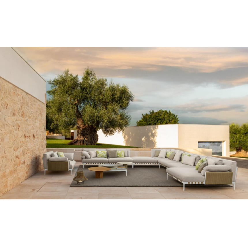Strapped Design Outdoor Modular Sofa | Talenti Salinas | Italianfurniture.com