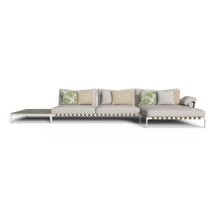 Strapped Design Outdoor Modular Sofa | Talenti Salinas | Italianfurniture.com